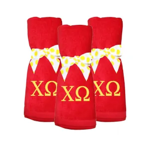 Chi Omega Beach Towel