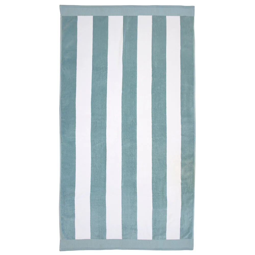 Classic Stripe Beach Towel - Surf