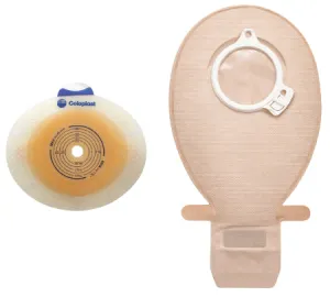 Coloplast Urostomy Pouch Flat 50 mm Stoma,Transparent - Box of 10