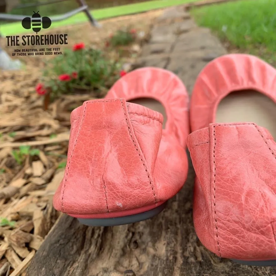 Coral Oil Tanned Storehouse Flats