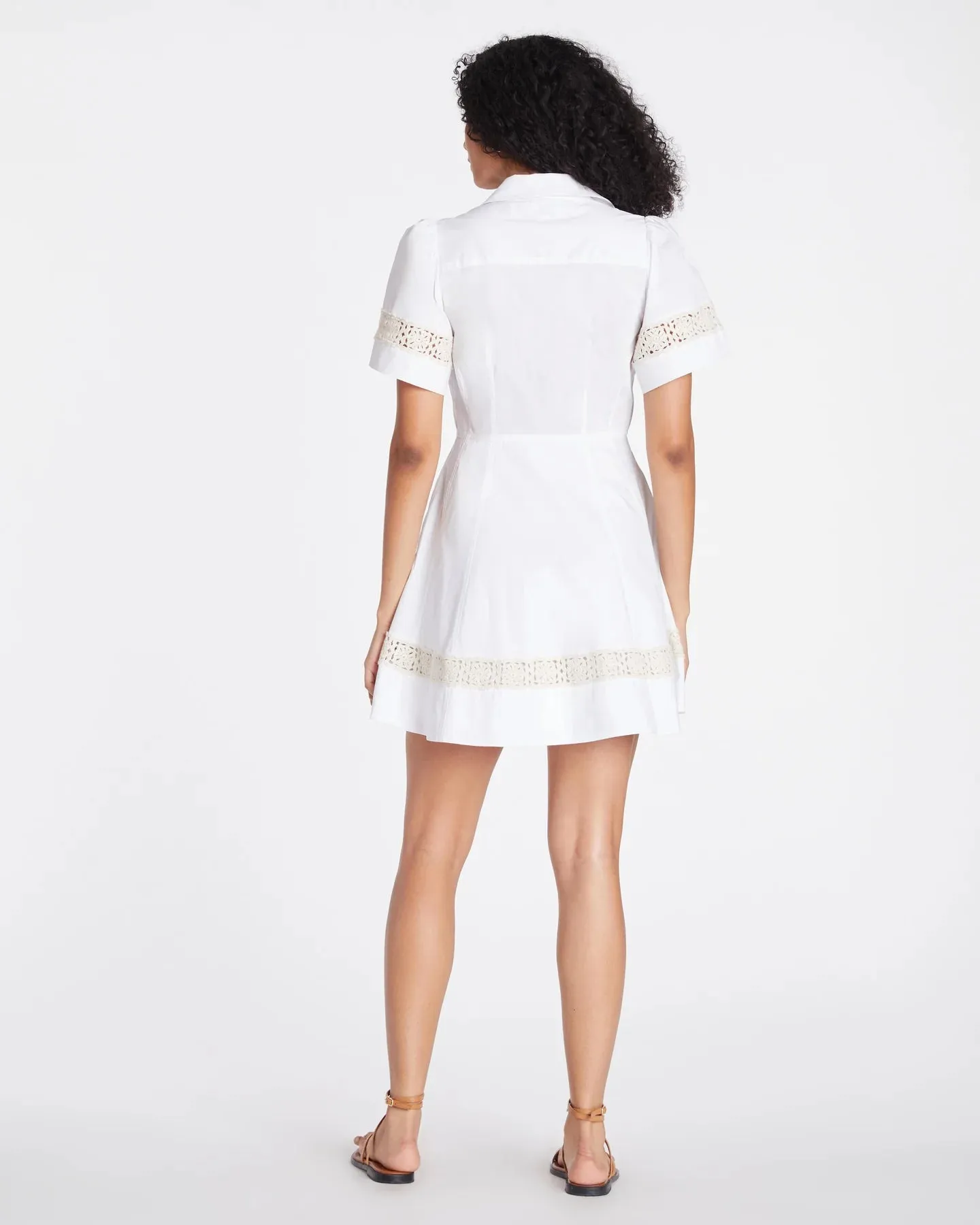 Corinne Dress in Optic White