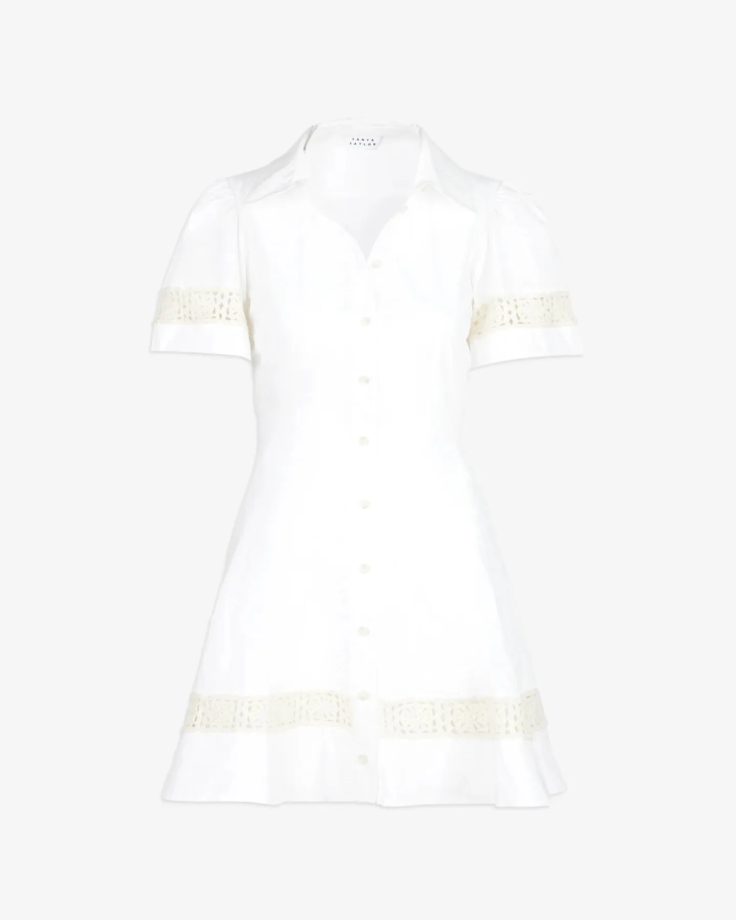 Corinne Dress in Optic White