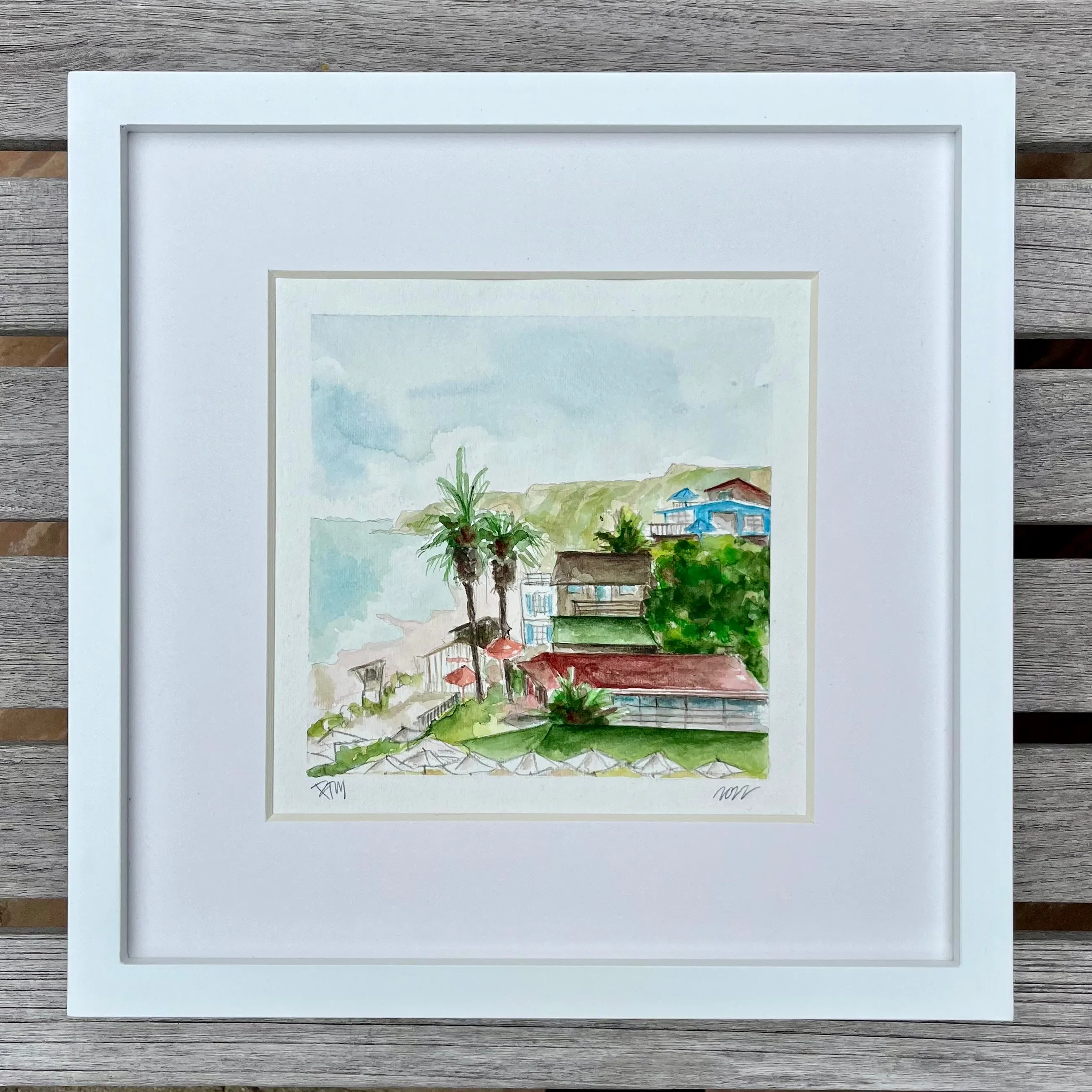 Cottages, Crystal Cove No. 4 by Ruth Magnusson
