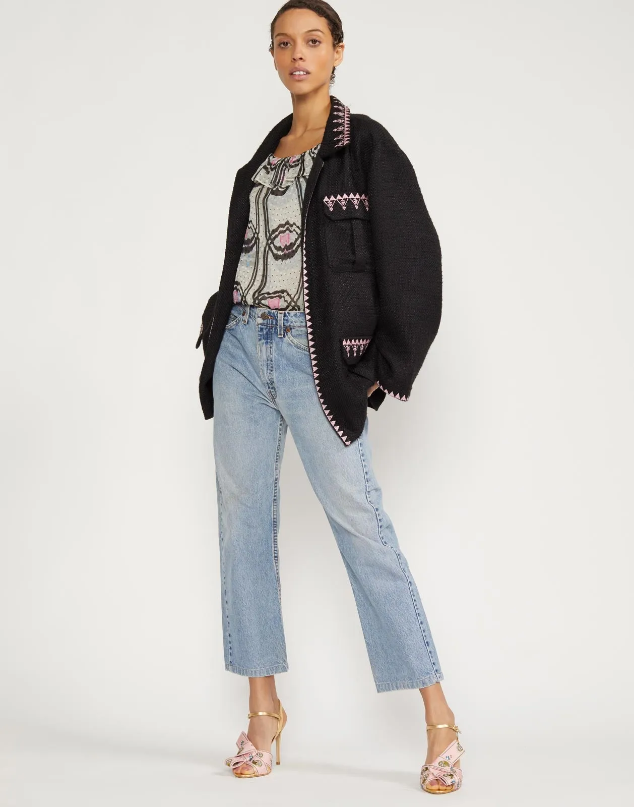 Damen Utility Tweed Jacket