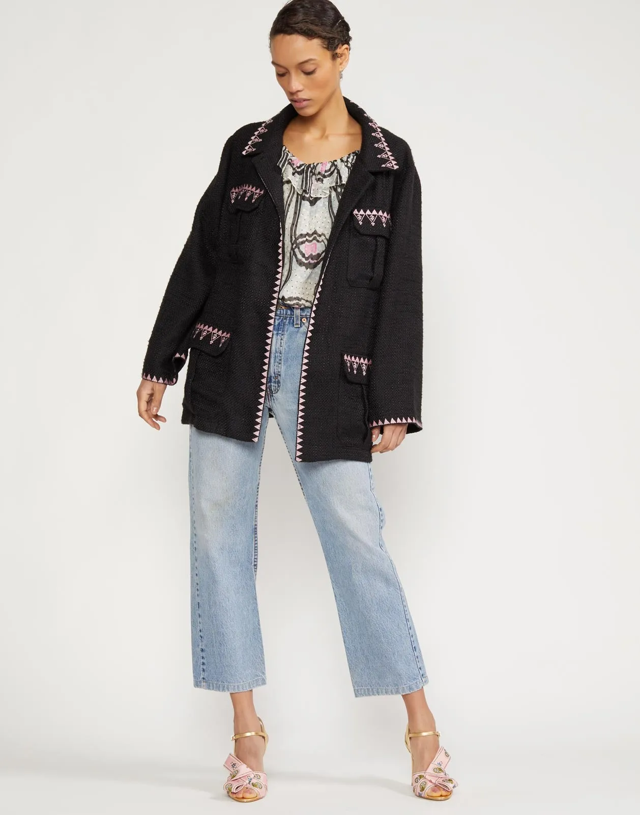 Damen Utility Tweed Jacket