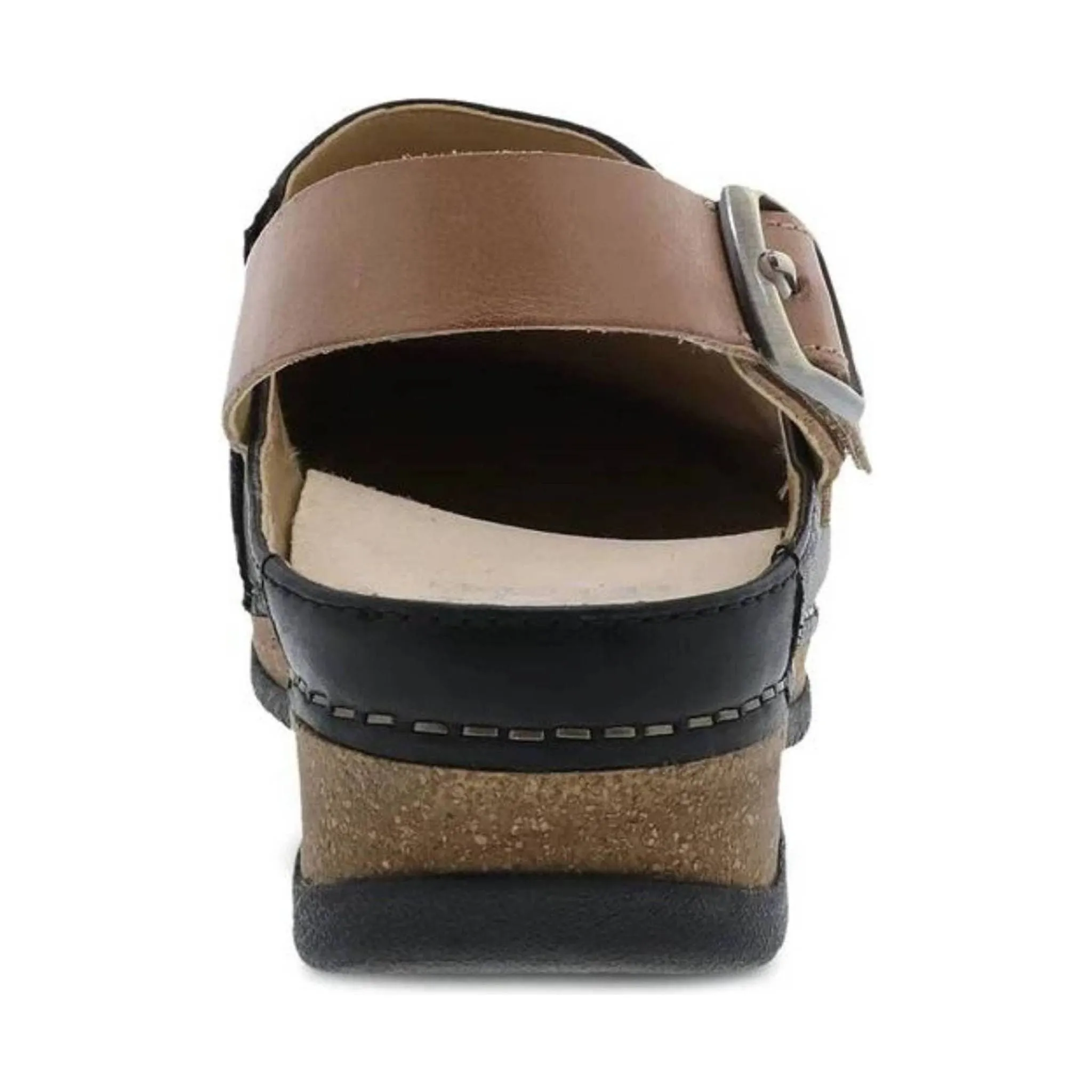 Dansko Women's Merrin Shoes - Black Waxy Milled Mule