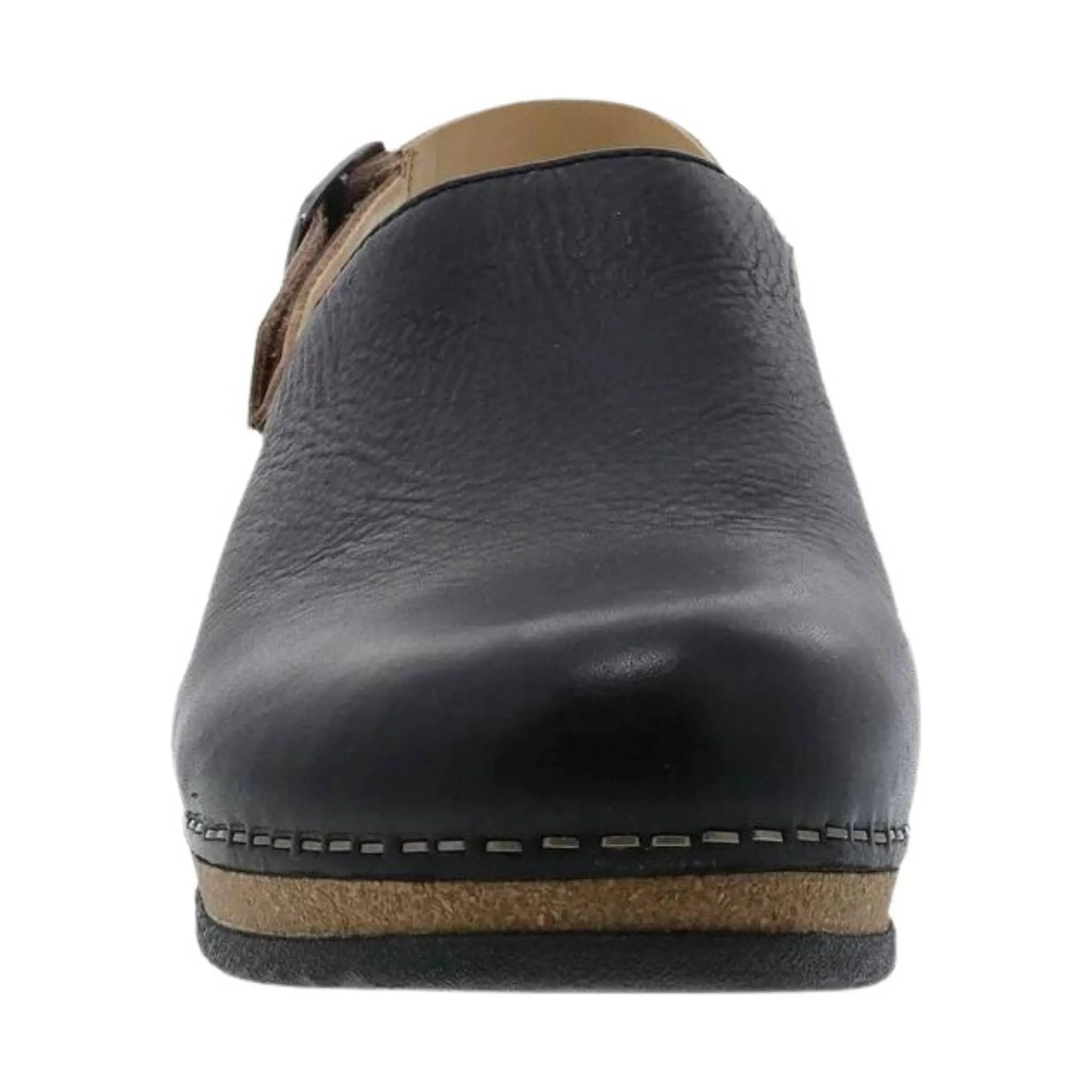 Dansko Women's Merrin Shoes - Black Waxy Milled Mule