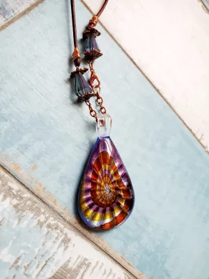 Dichronic Glass Necklace