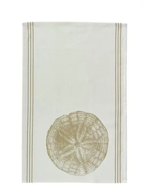 Dish Towel  Beach Sand Dollar