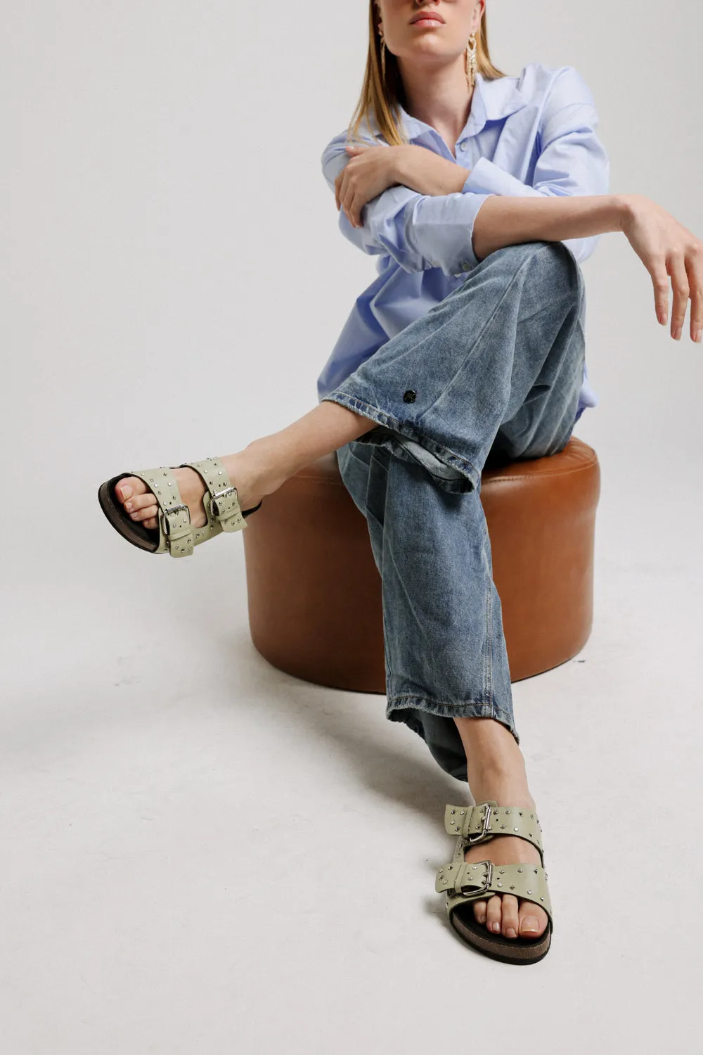 DNA No.11 Mint Sandals