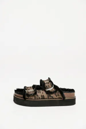 DNA No.16 Leopard Platform Sandals