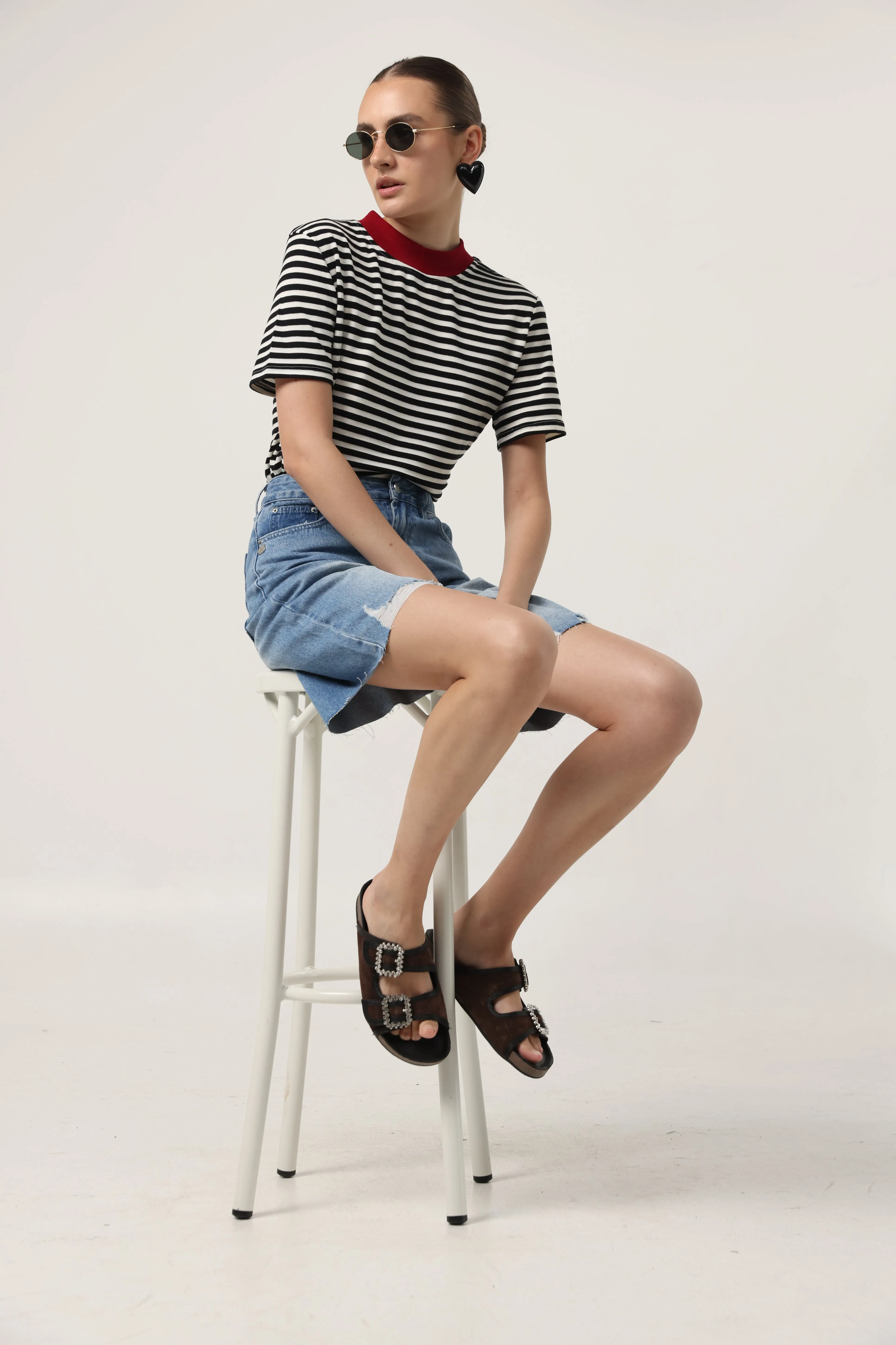 DNA No.28 Brown&Black Sandals