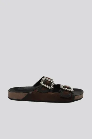DNA No.28 Brown&Black Sandals