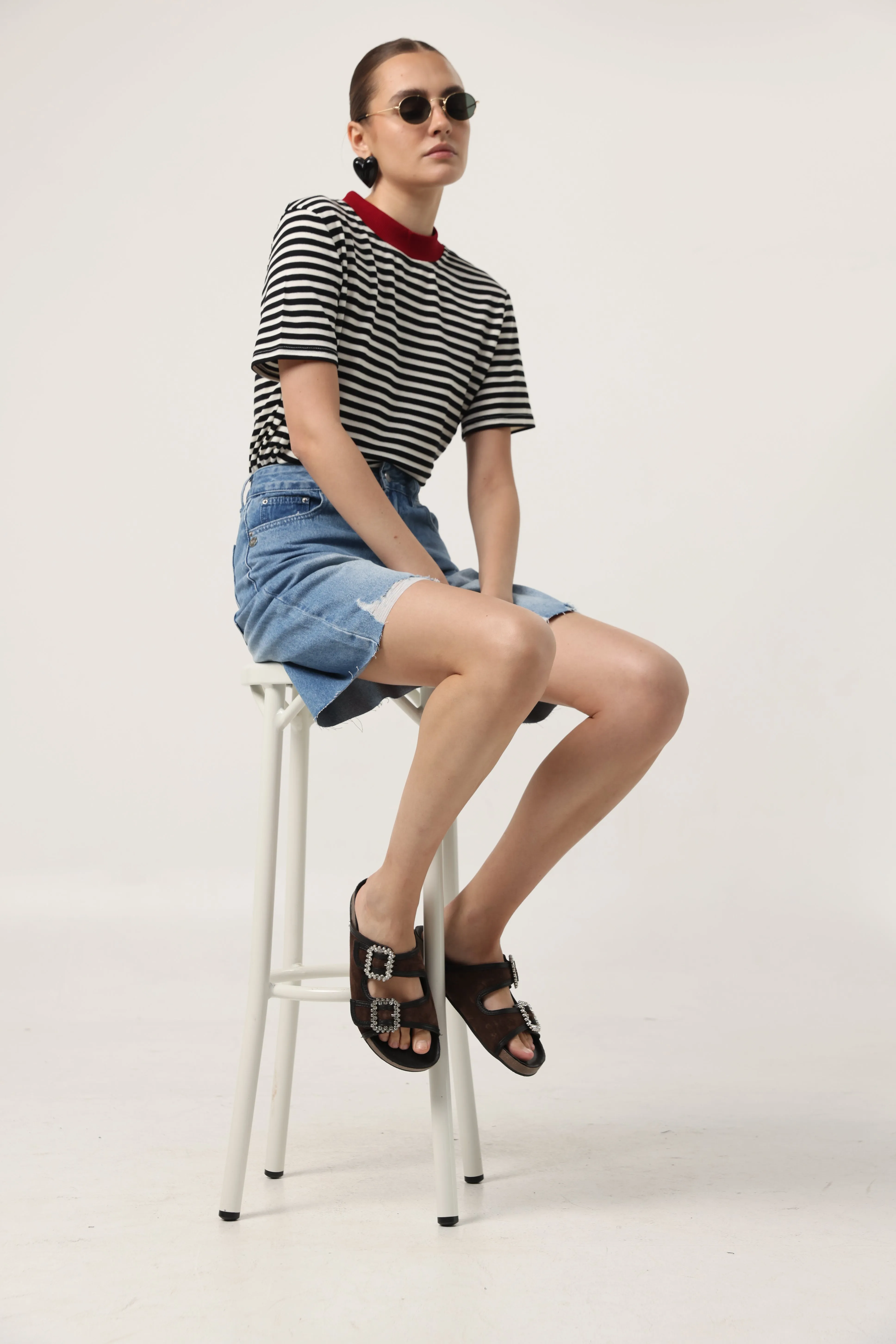 DNA No.28 Brown&Black Sandals
