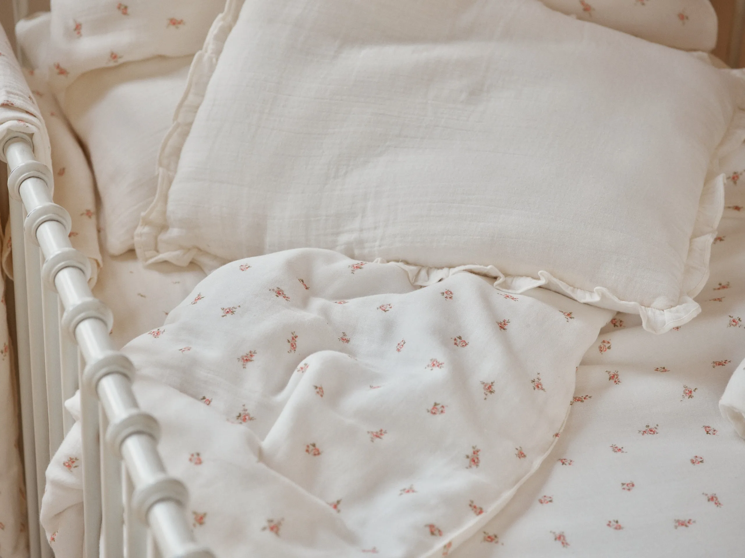 Duvet Cover Set, including Pillowcase - Pink Rose