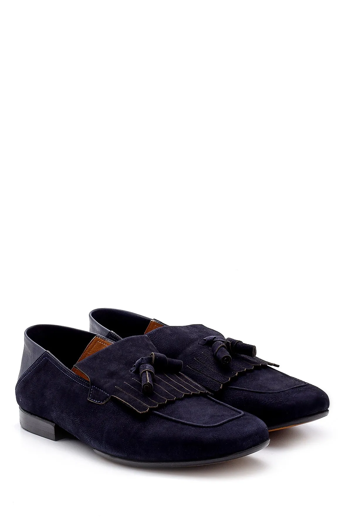 Erkek Nubuk Püskül Detaylı Loafer