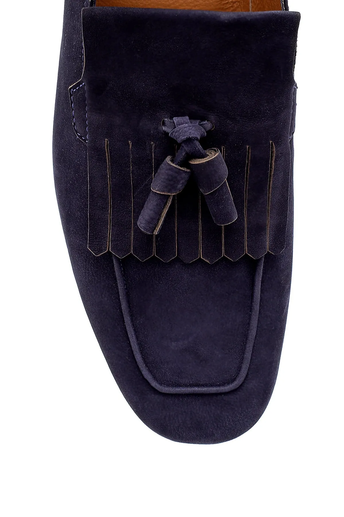 Erkek Nubuk Püskül Detaylı Loafer