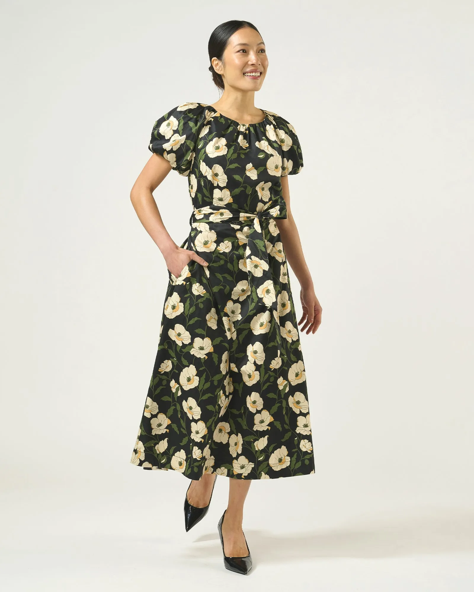 Flamingo Gardenia Dress