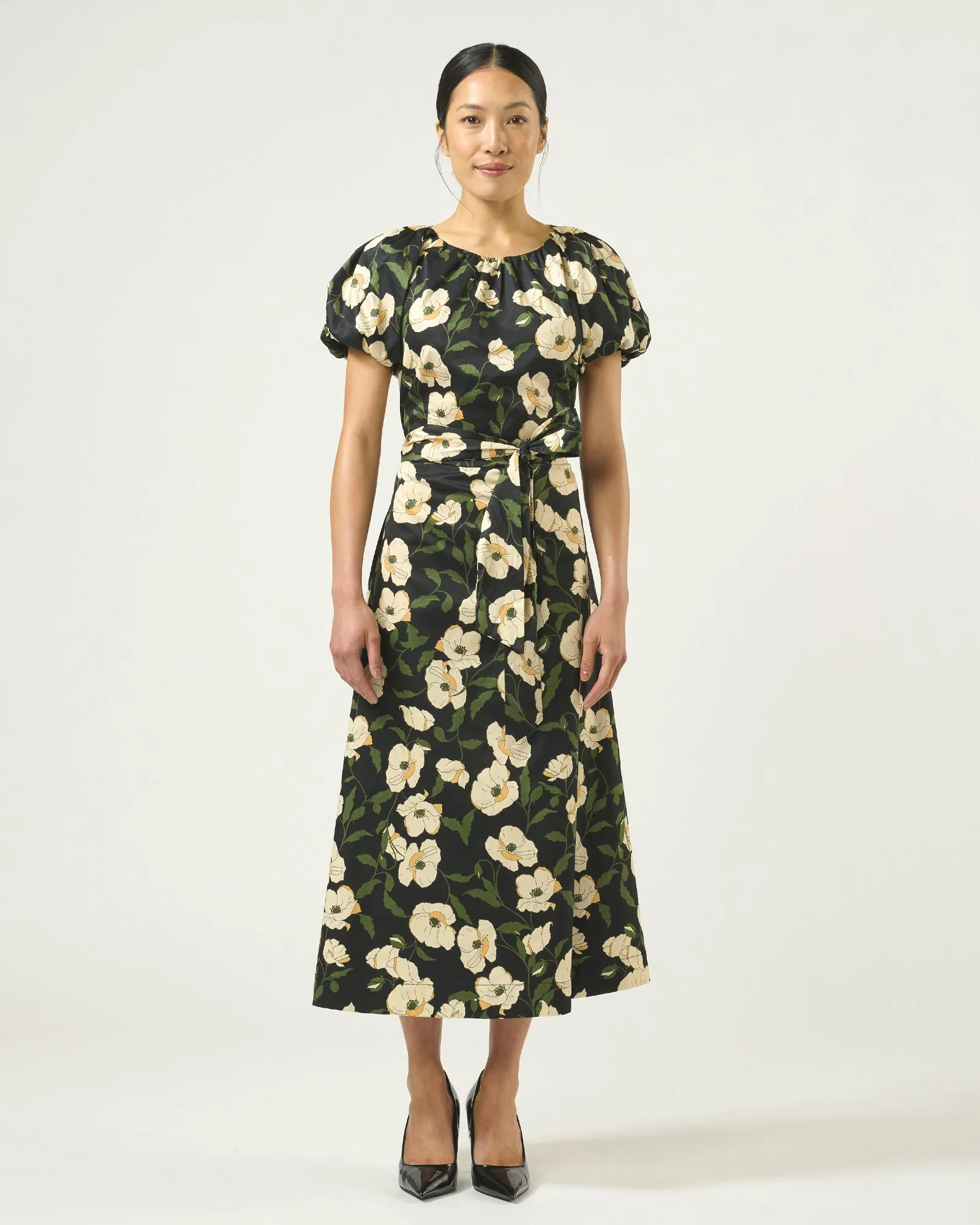 Flamingo Gardenia Dress