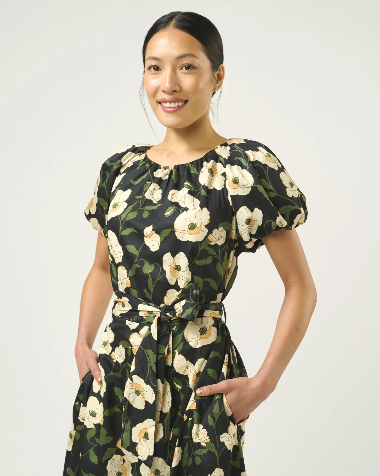 Flamingo Gardenia Dress
