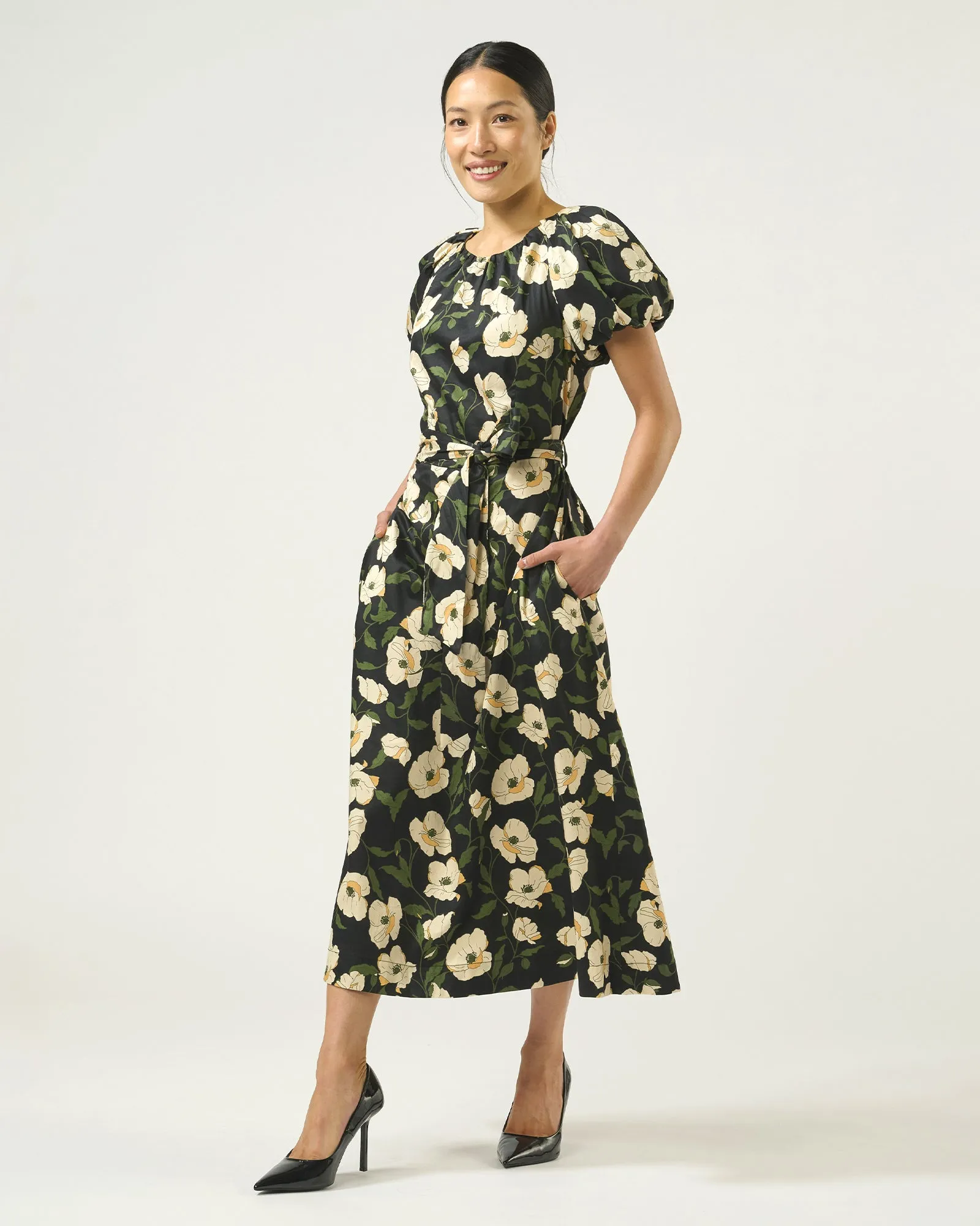 Flamingo Gardenia Dress