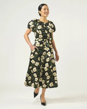 Flamingo Gardenia Dress