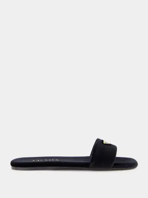Flat Velvet Slides