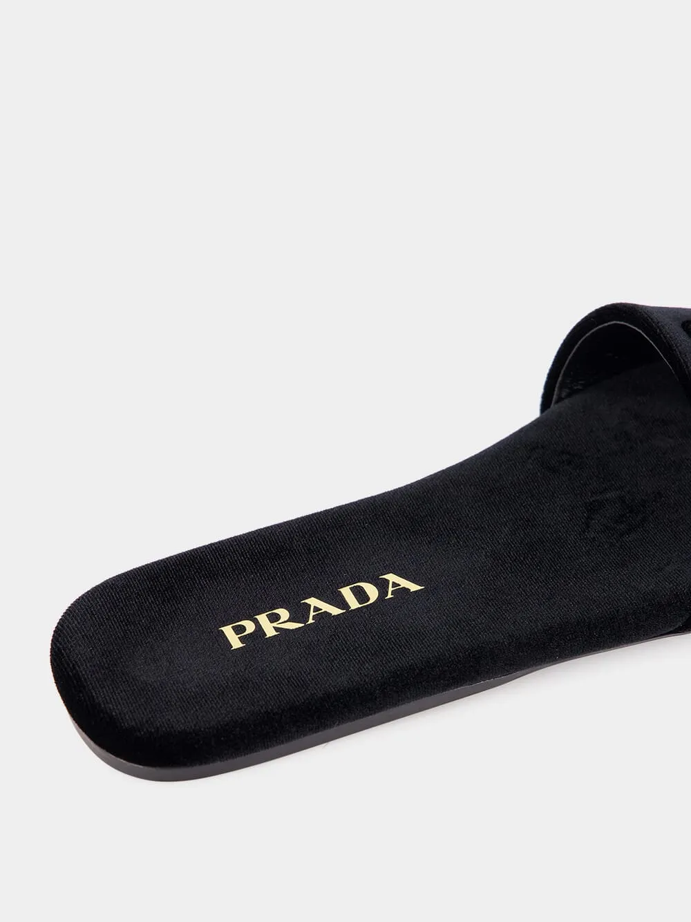 Flat Velvet Slides