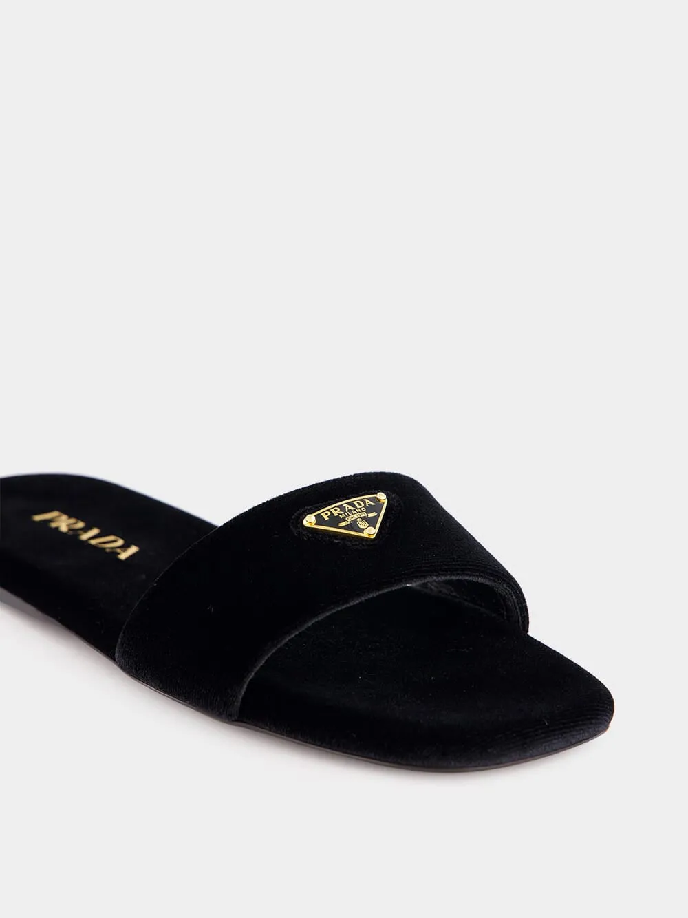 Flat Velvet Slides