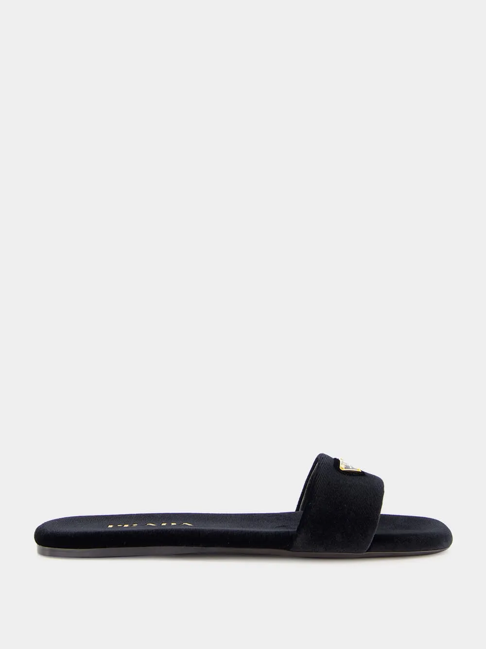 Flat Velvet Slides