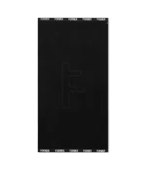 FORMER F LUX BEACH TOWEL - BLACK