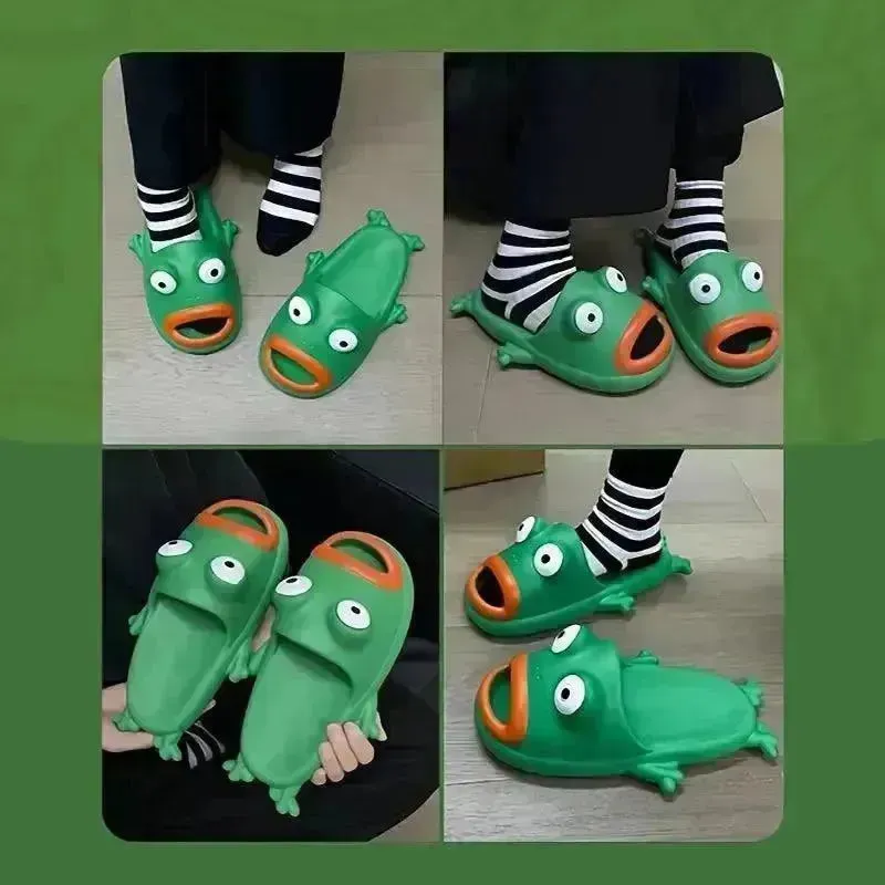 Funky Frog Flip-Flops