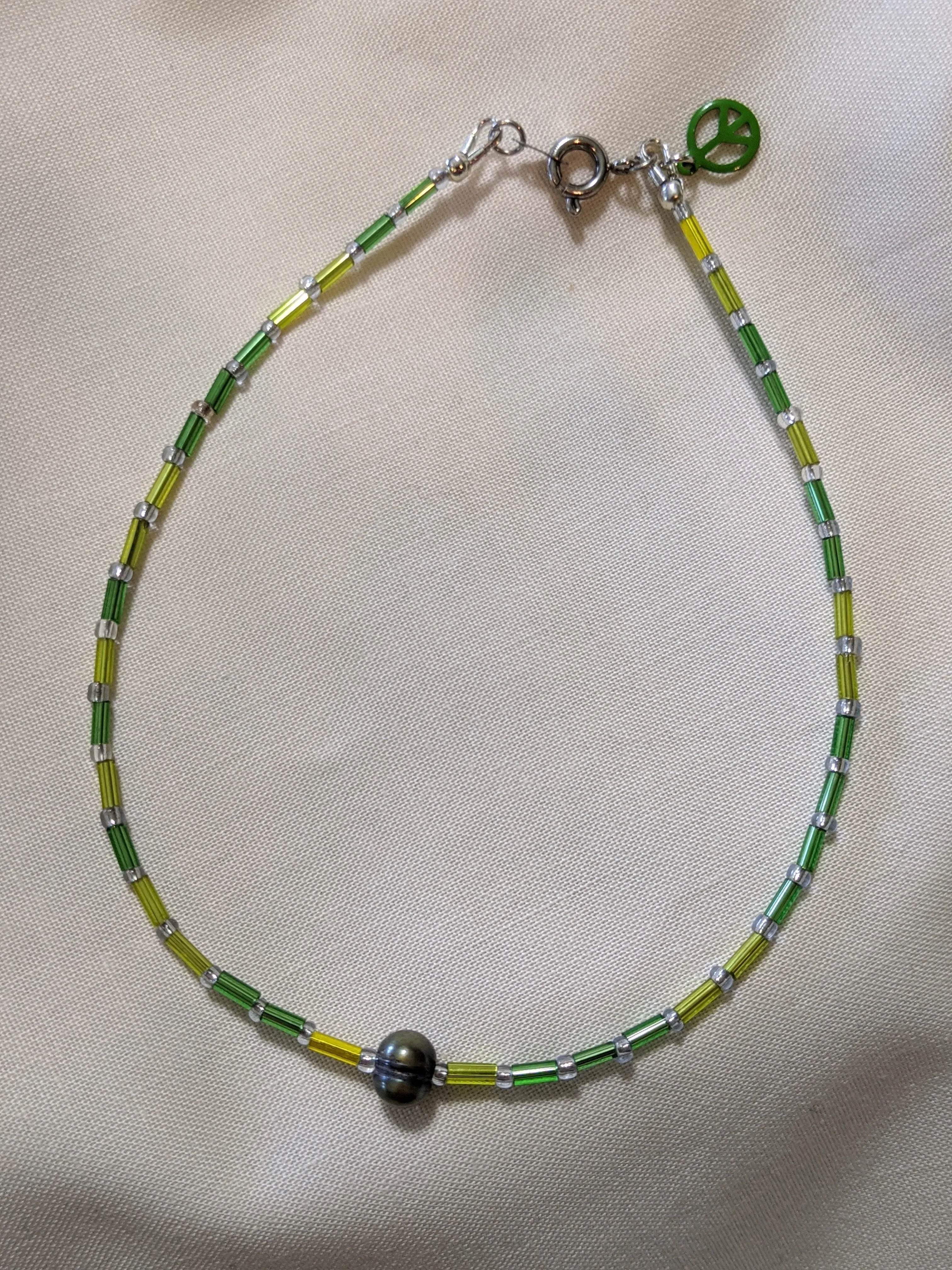 Green & Freshwater Anklet