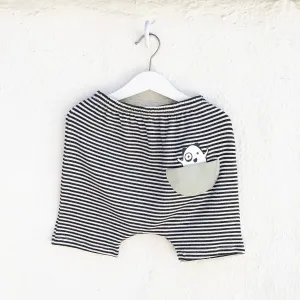 Hammer Shorties - Black   White Stripes