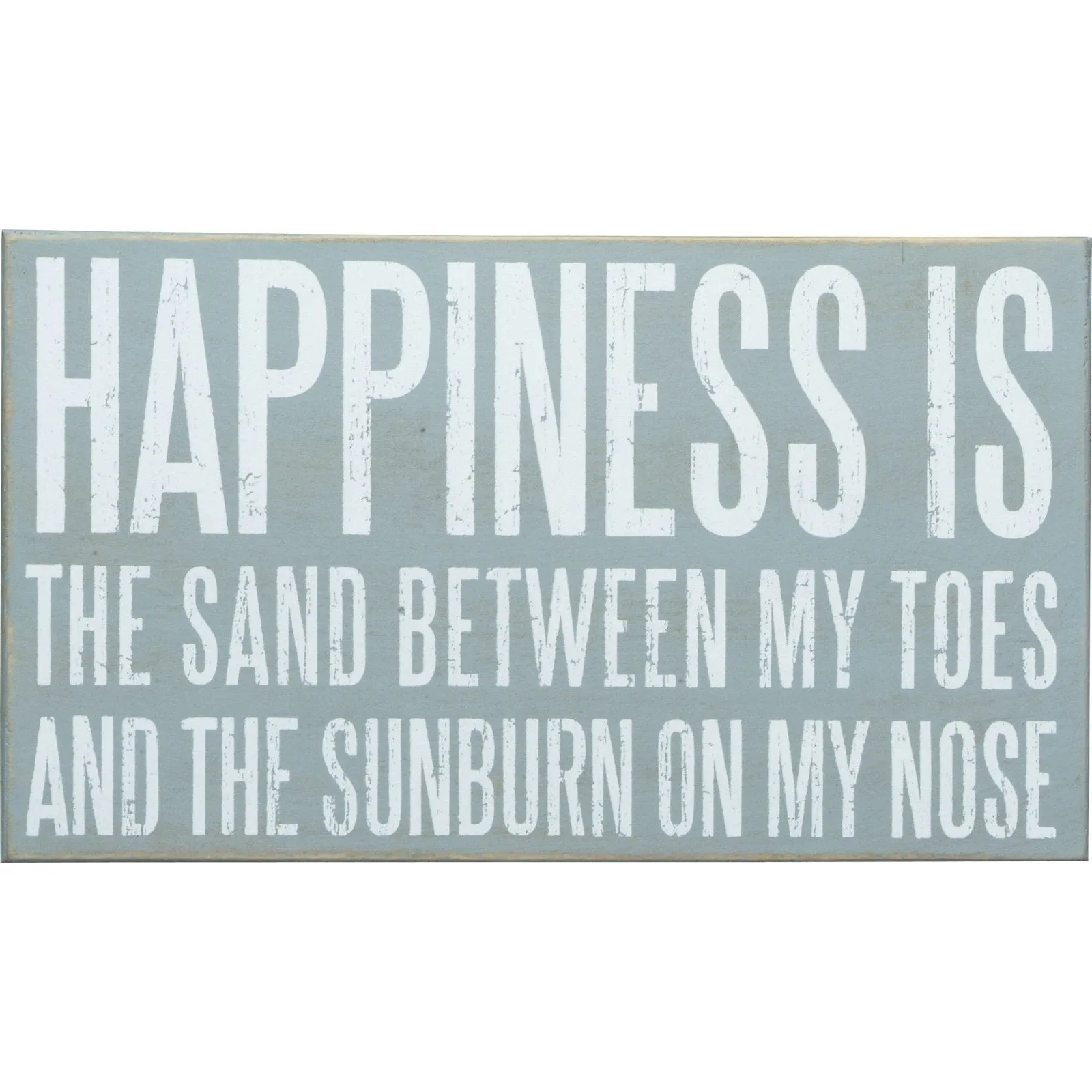 Happiness is the Sand between my Toes Sign