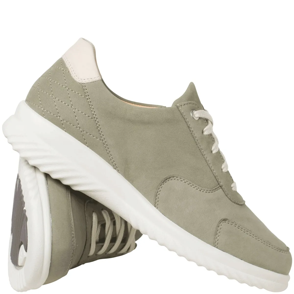 'Heike' women's wide fit (H) sneaker - Green
