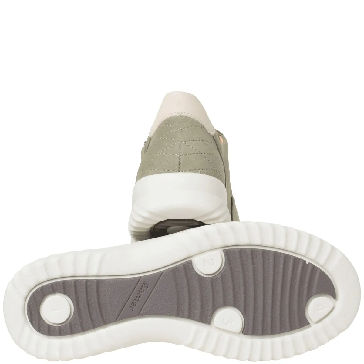 'Heike' women's wide fit (H) sneaker - Green