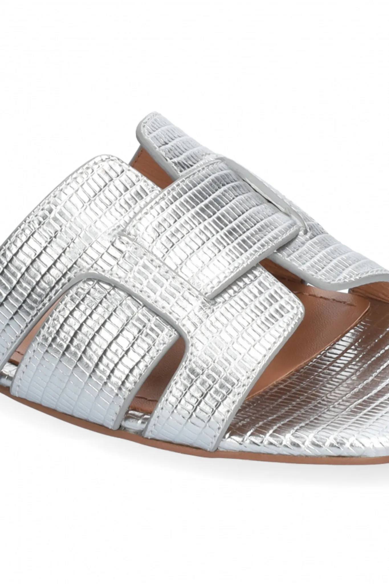 HOLLY FLAT SANDALS - SILVER