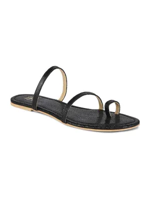 Hydes N Hues Black Flat Sandal For Women