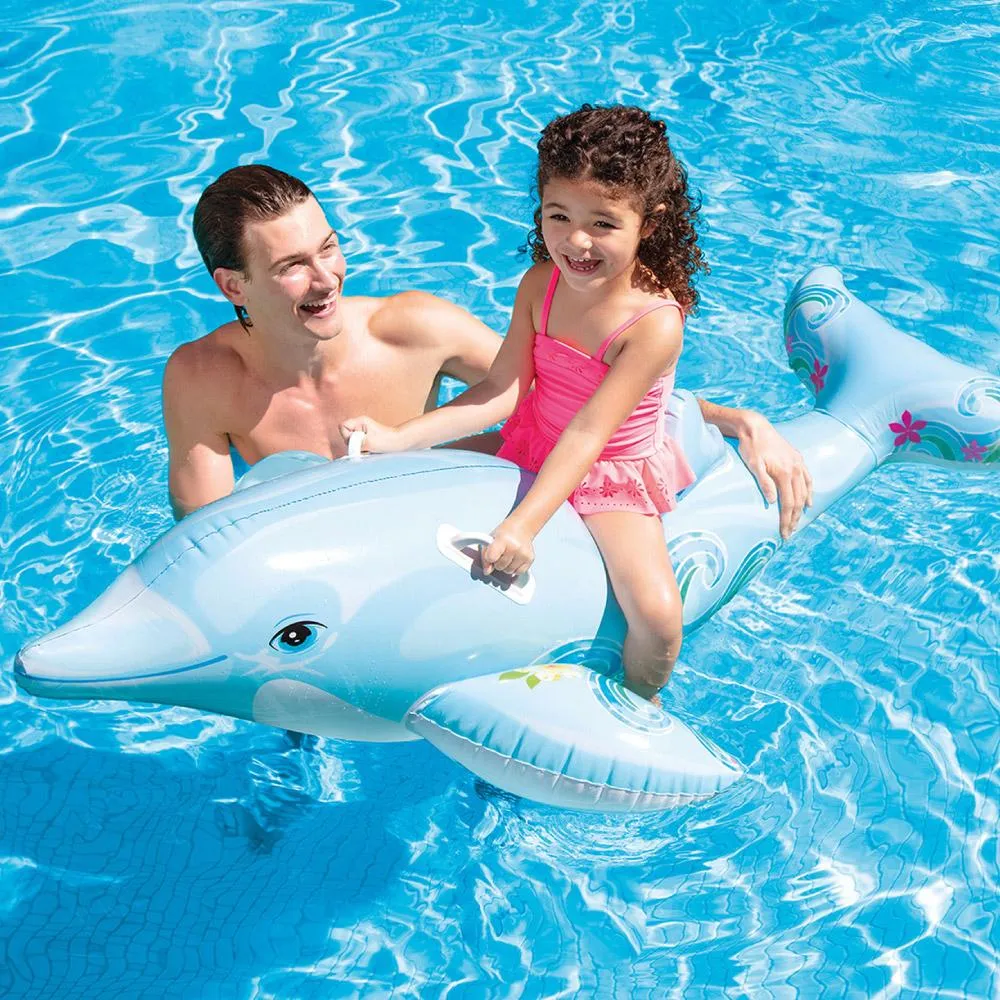 INTEX Lil'Dolphin Ride-on, Ages 3 , 1.75mx66cm