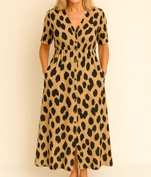 Jackie - Leopard Dress