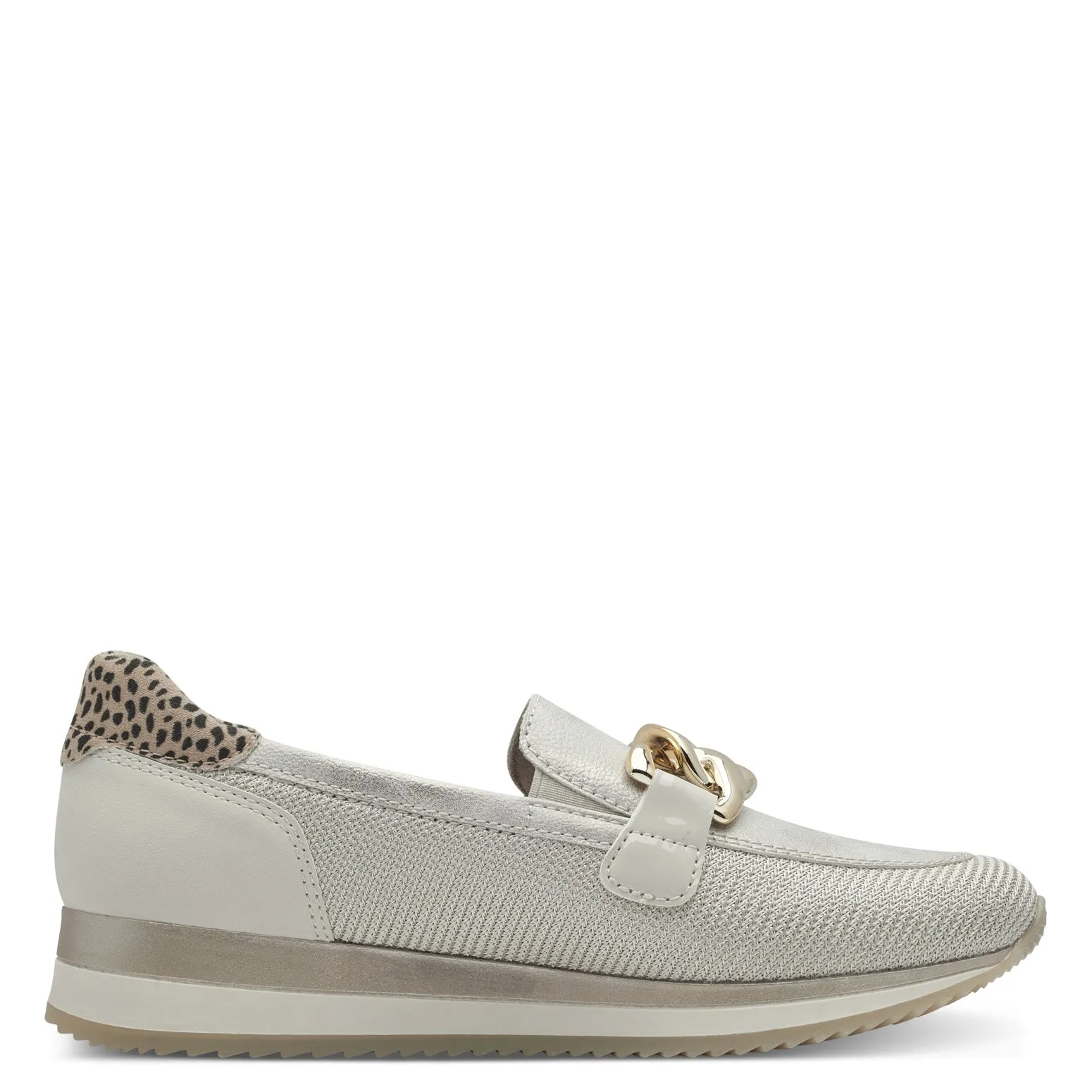 JANA - 24766-499 FLAT LOAFER - BEIGE/GOLD