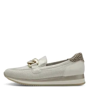 JANA - 24766-499 FLAT LOAFER - BEIGE/GOLD