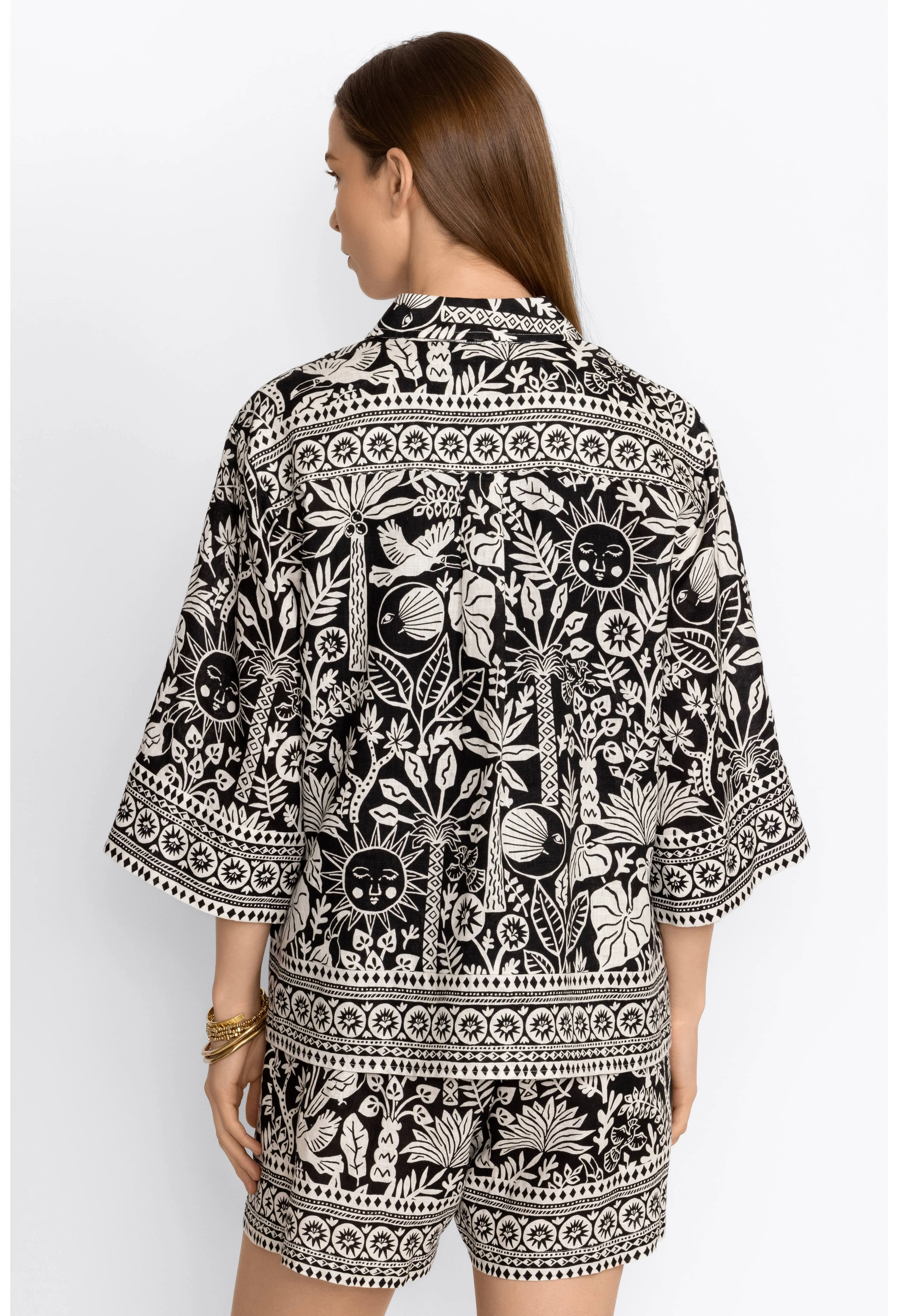 Johnny Was Luciana Kimono Sleeve Shirt