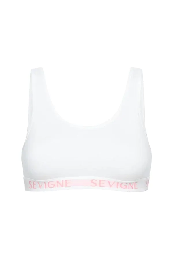 Jolie Miss Confident Crop Top- White