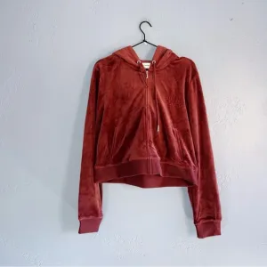 Juicy Couture Velour Hoodie SweaterSize XLG