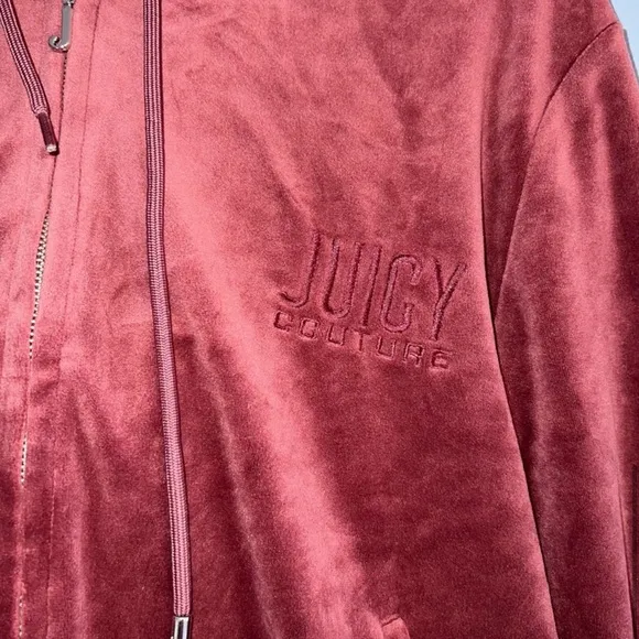Juicy Couture Velour Hoodie SweaterSize XLG