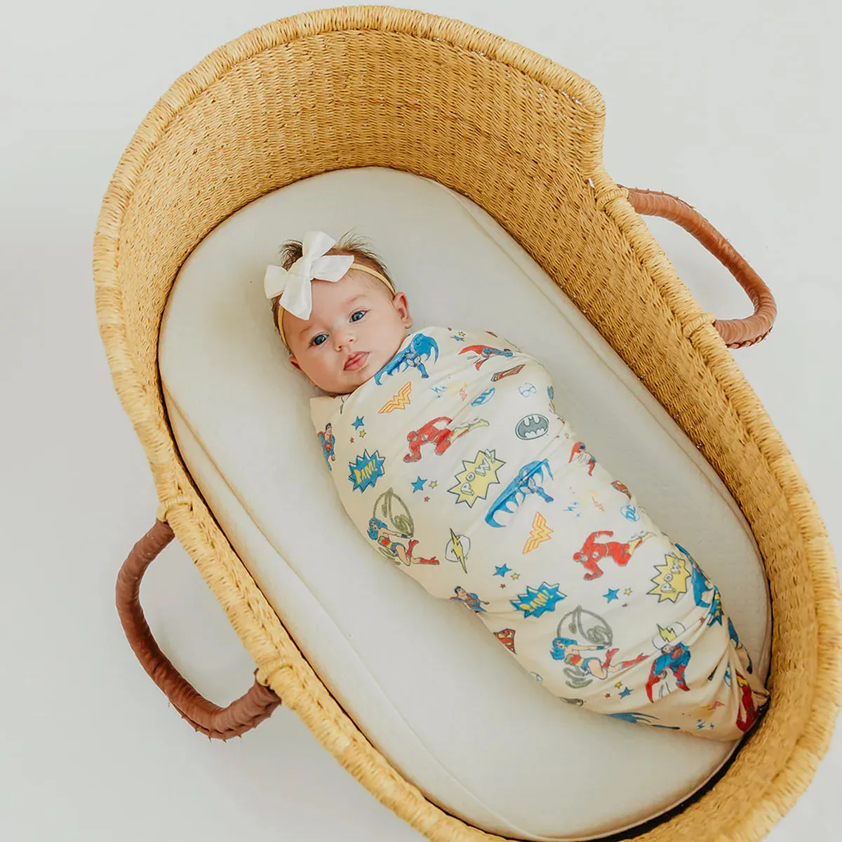 Knit Swaddle Blanket- Justice League