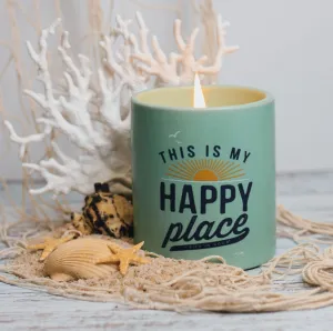 Life is Good This is My Happy Place Soy Candle