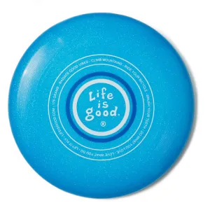 Life is Good Vintage Wordmark Stacked Disc
